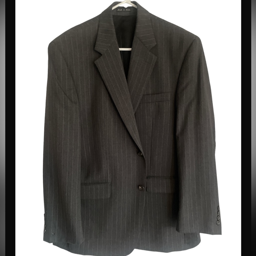 Mens Pin Stripe Full Set IZOD Suit